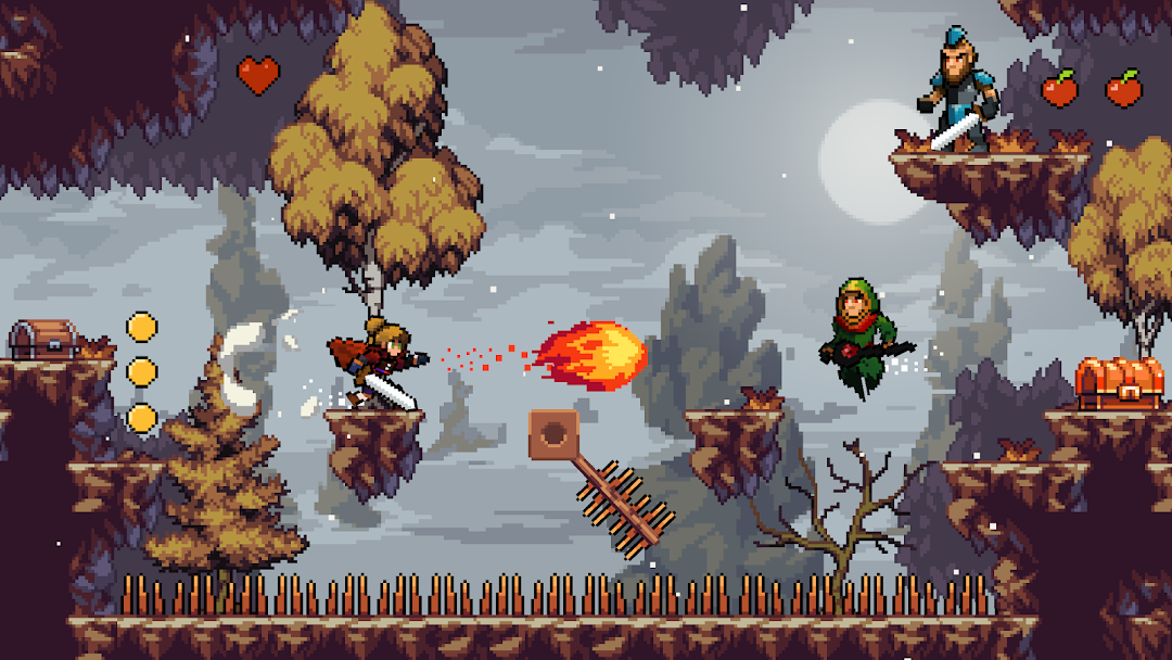Apple Knight Action Platformer mod apk screenshot 2