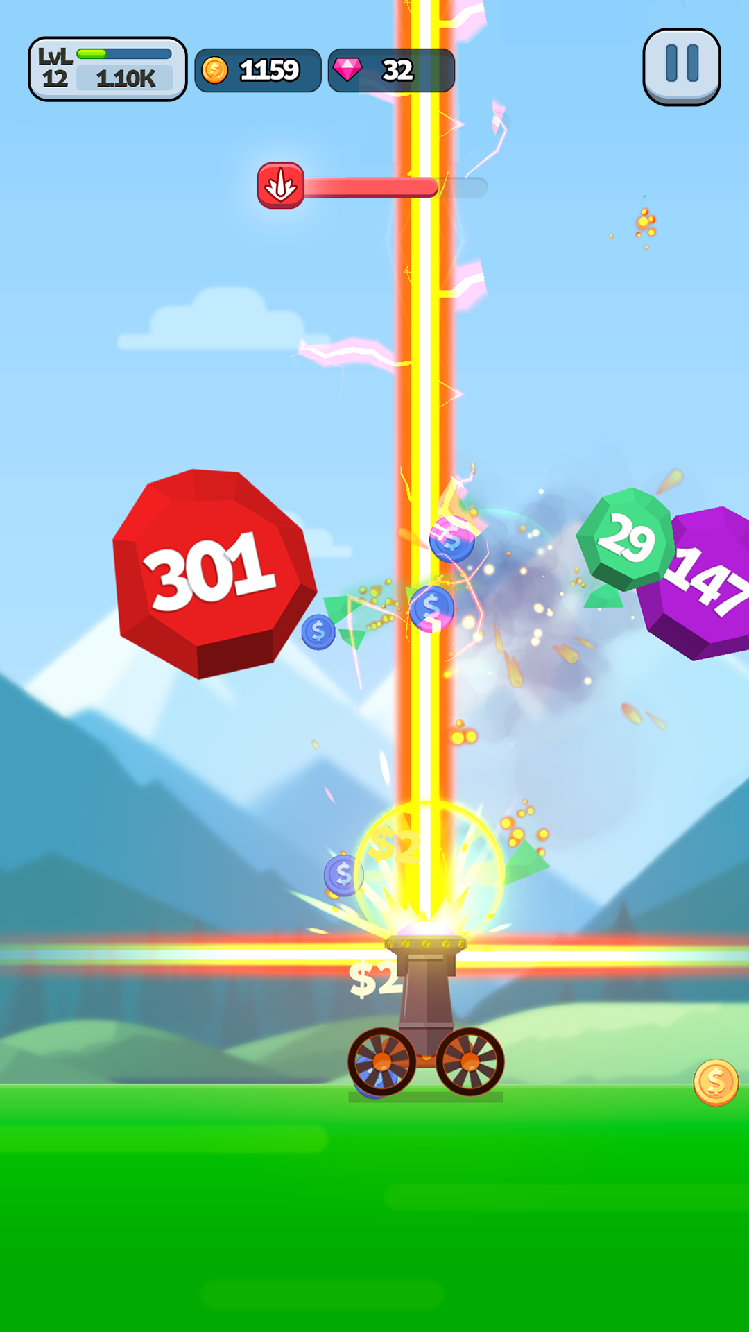 Ball Blast Cannon blitz mania mod apk screenshot 2
