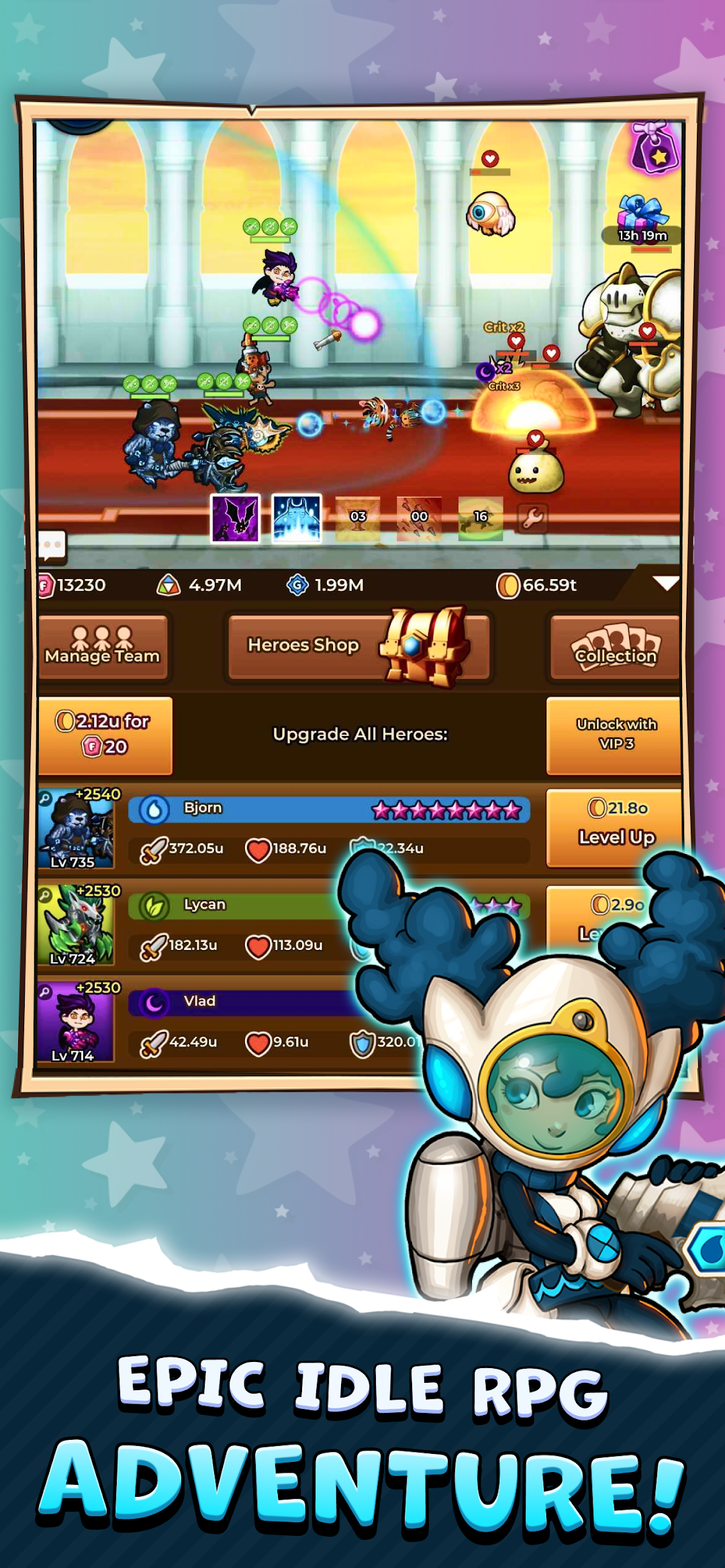 Crush Them All - PVP Idle RPG mod apk screenshot 3