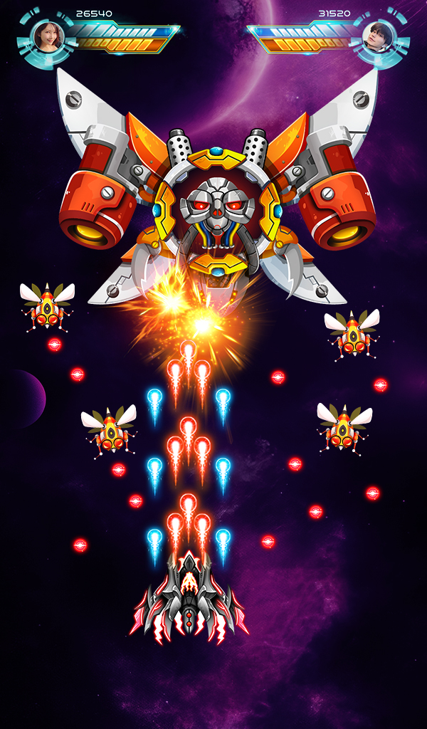 Space shooter - Galaxy attack mod apk screenshot 4