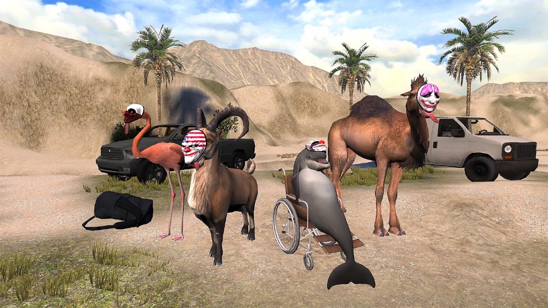 Goat Simulator Payday mod apk screenshot 1