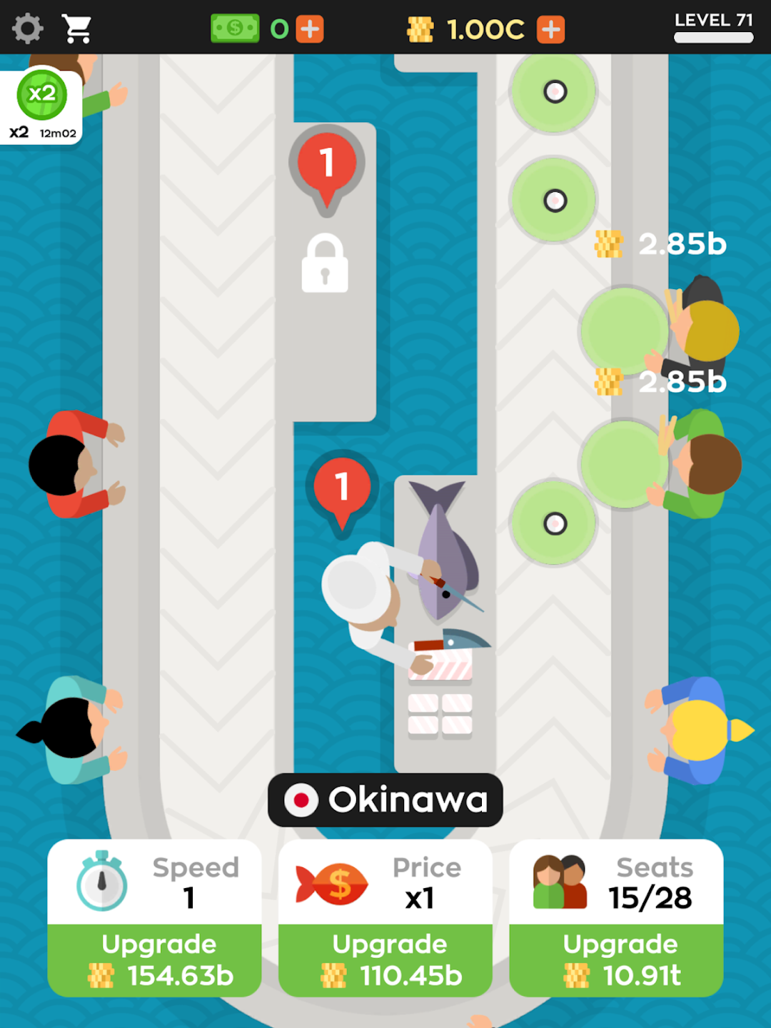 Sushi Bar Idle mod apk screenshot 5