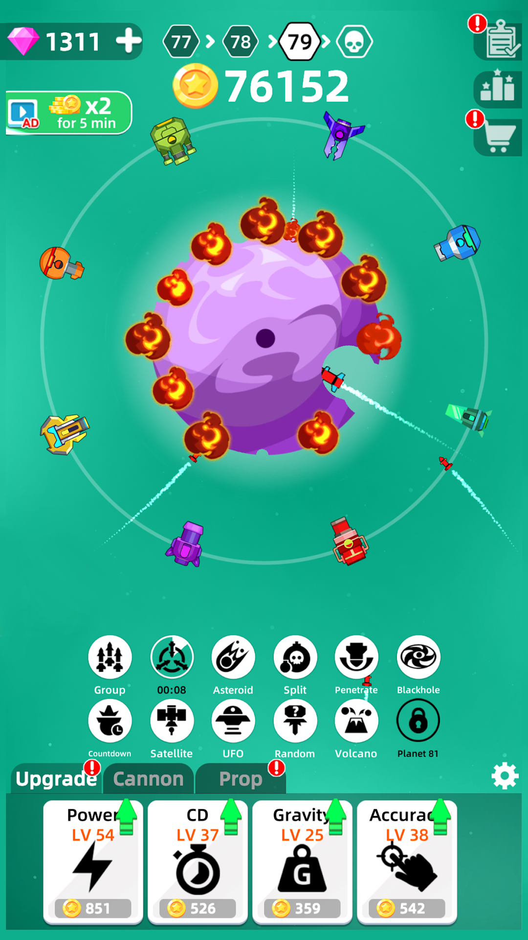 Planet Smash mod apk screenshot 4