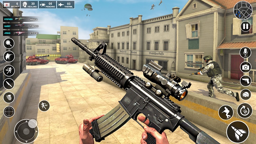 Anti-Terrorist Shooting Game mod apk screenshot 1