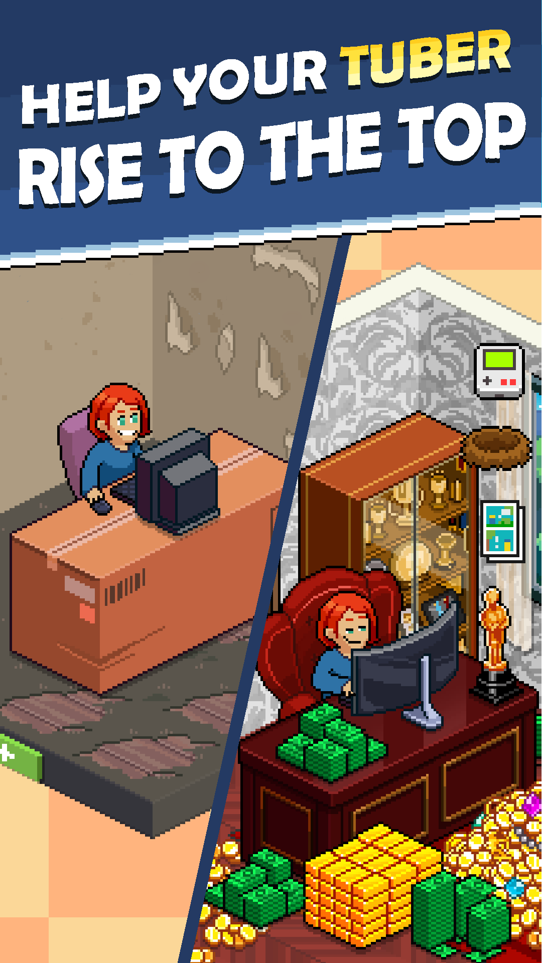 PewDiePie's Tuber Simulator mod apk screenshot 2