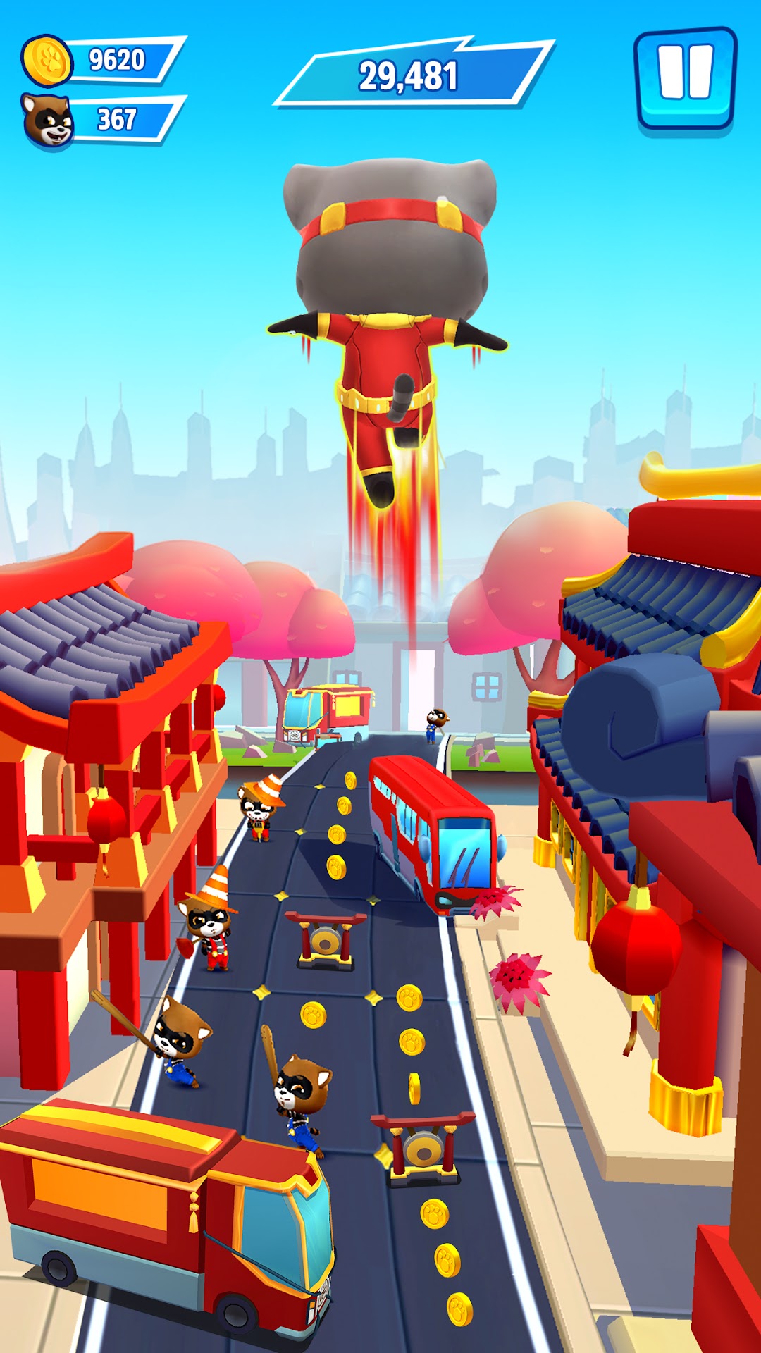 Talking Tom: Hero Dash Run mod apk screenshot 3