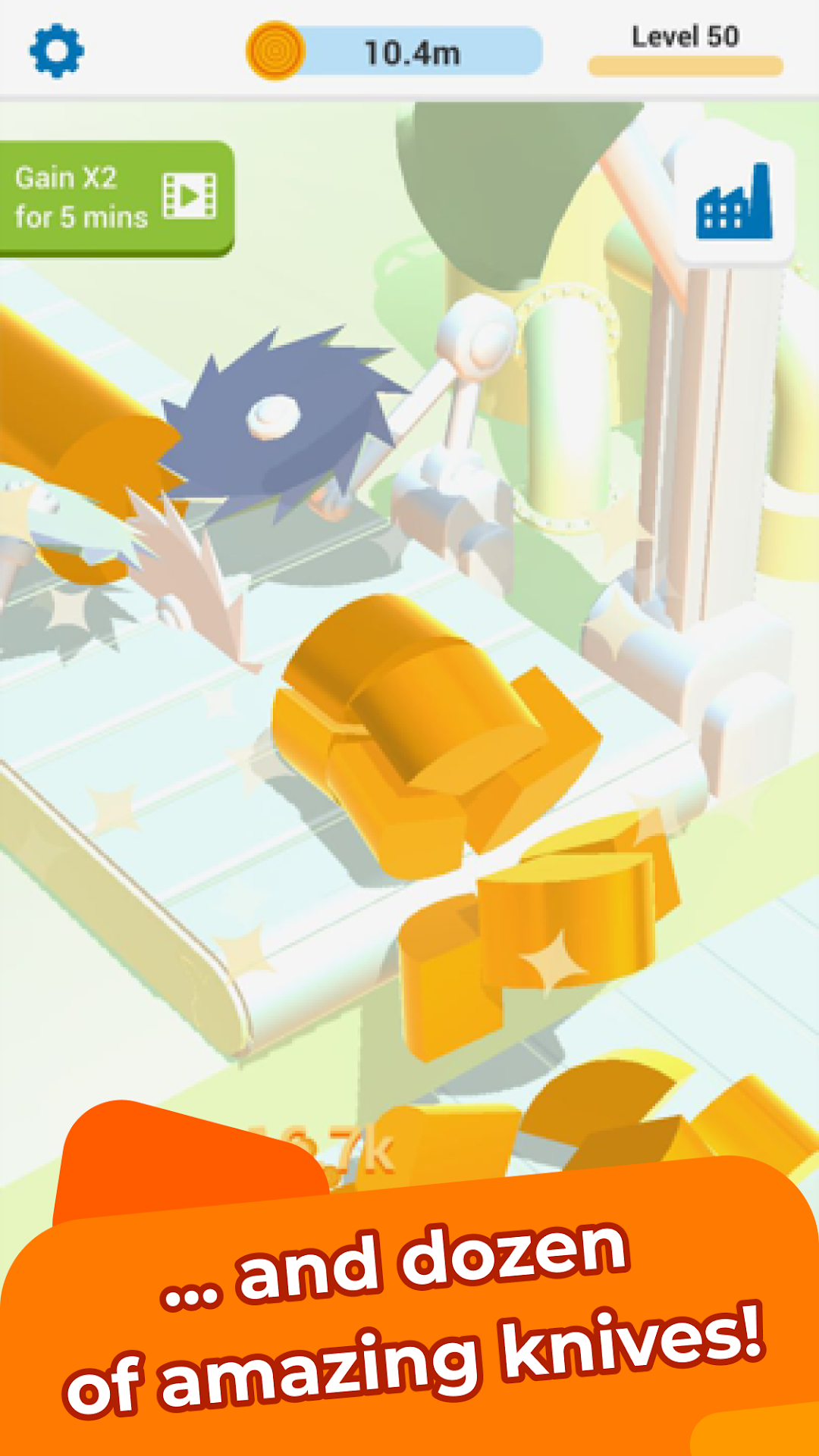 Idle Slice and Dice mod apk screenshot 4