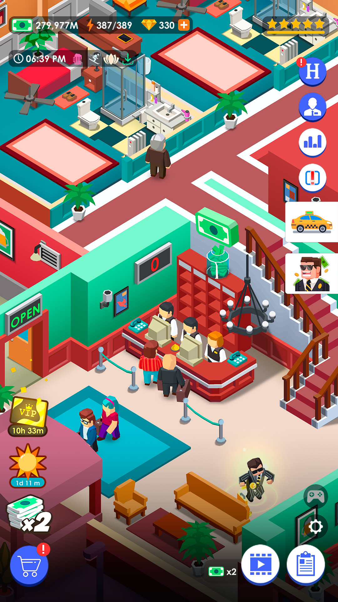 Hotel Empire Tycoon－Idle Game mod apk screenshot 5