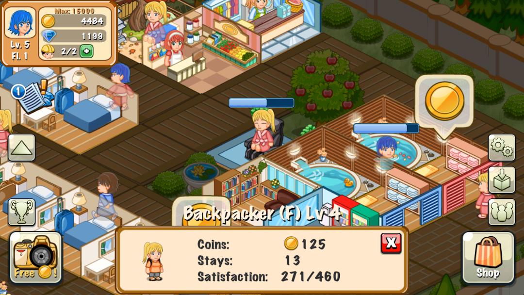 Hotel Story: Resort Simulation mod apk screenshot 1