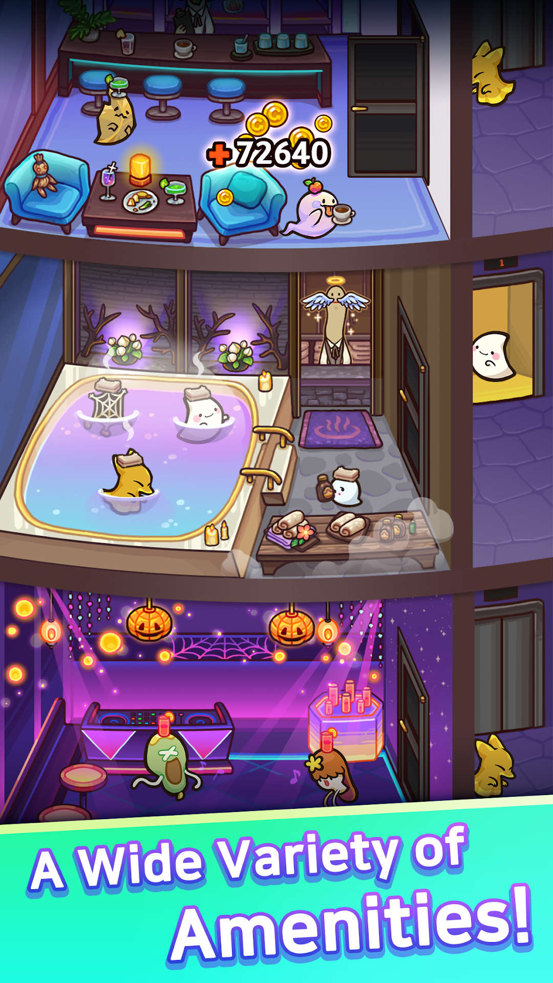 Idle Ghost Hotel - Cozy Games mod apk screenshot 4