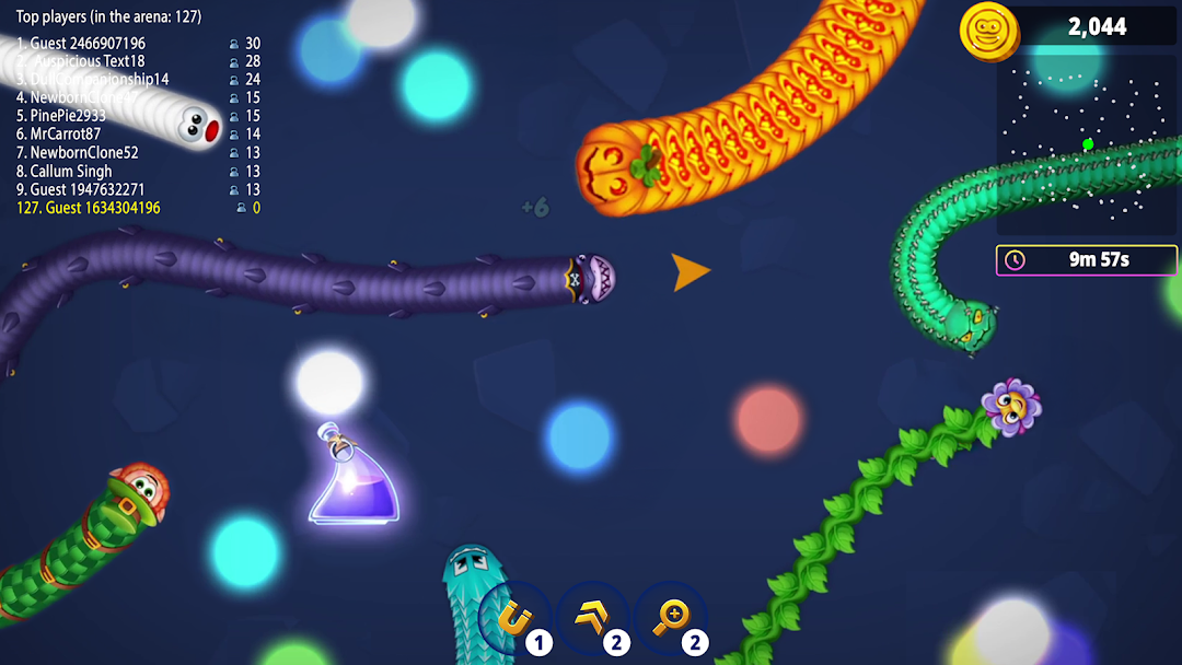 Worms Zone .io - Hungry Snake mod apk screenshot 3