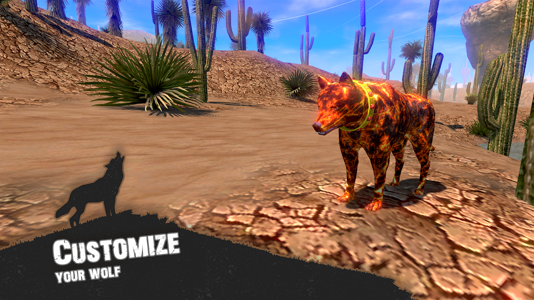 Wolf Simulator - Animal Games mod apk screenshot 2
