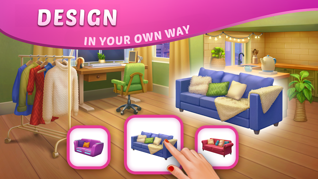 DesignVille: Merge & Design mod apk screenshot 3