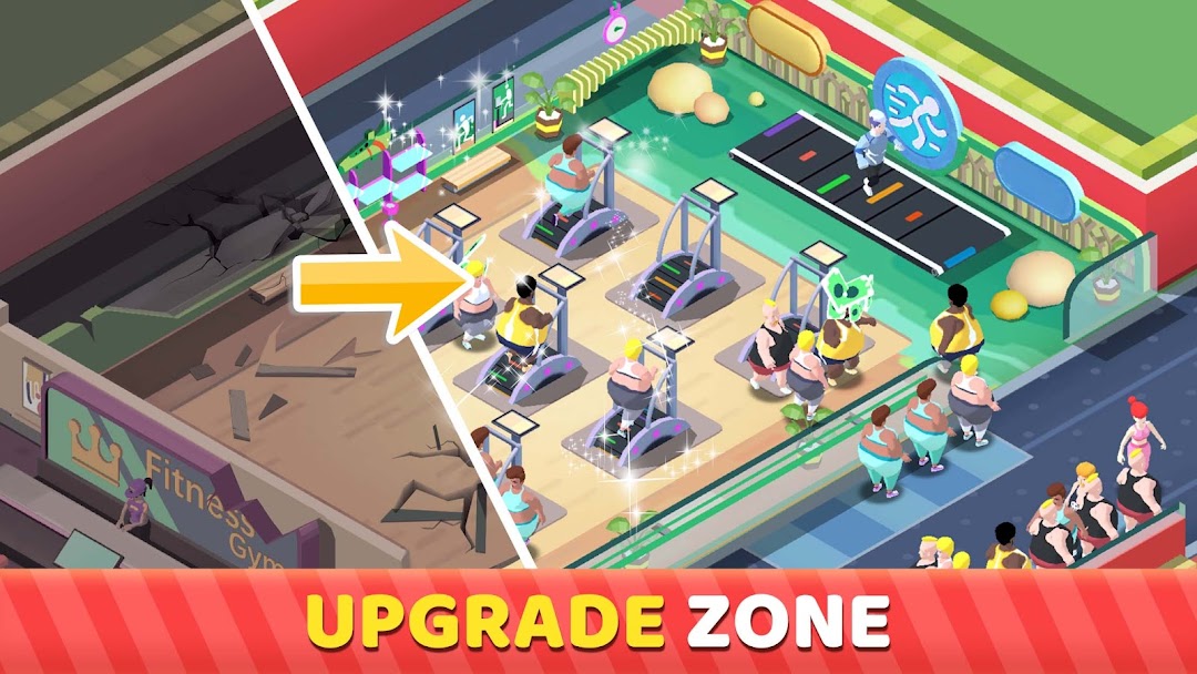 Fitness Club Tycoon mod apk screenshot 5