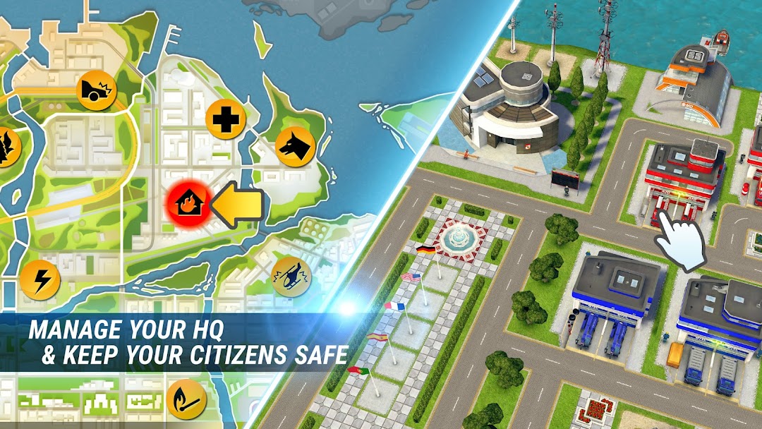 EMERGENCY HQ: firefighter game mod apk screenshot 5