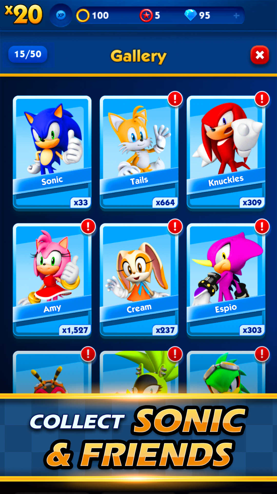 Sonic Dash Run mod apk screenshot 5