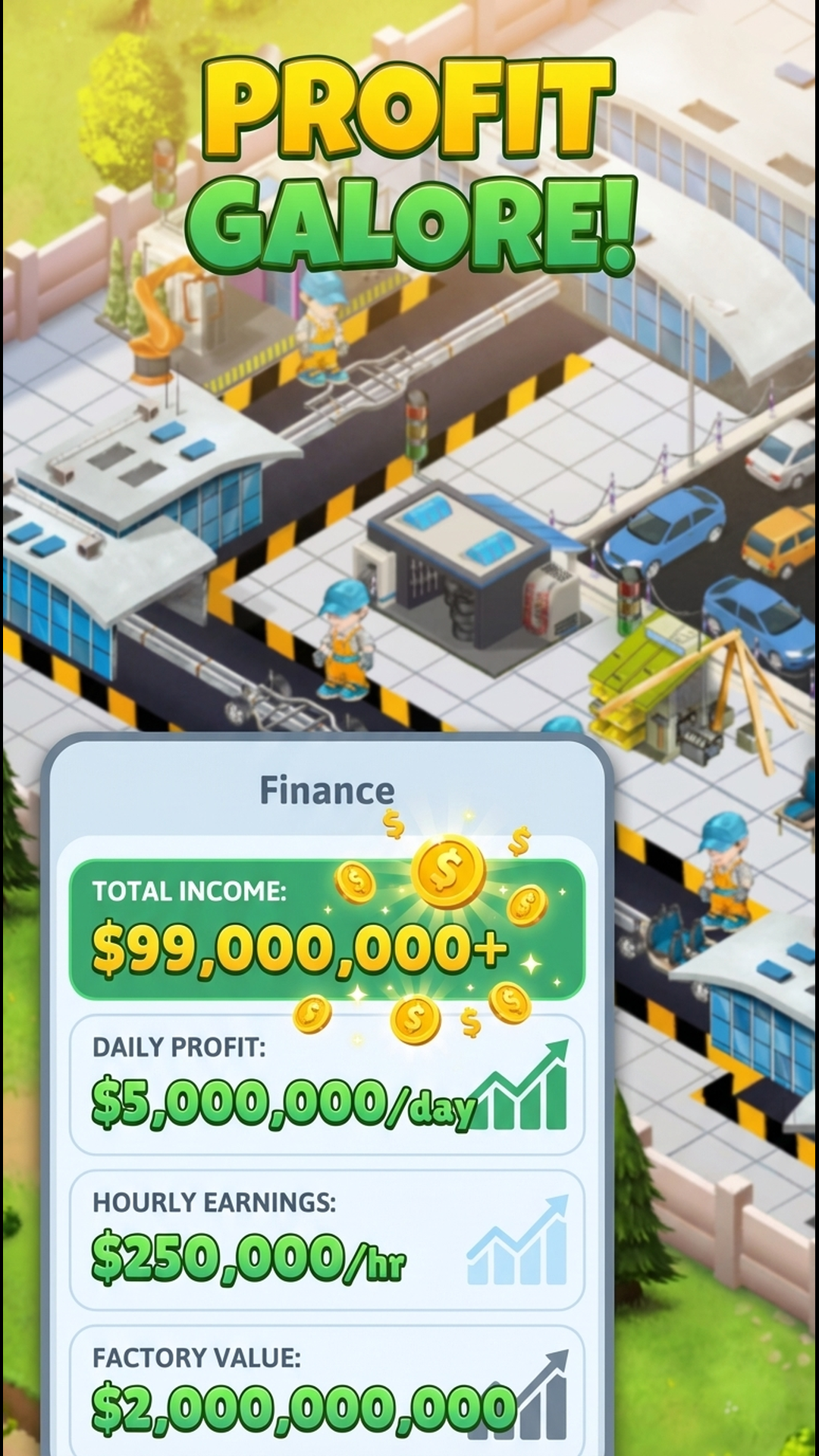 Idle Car Factory: Car Builder mod apk screenshot 1