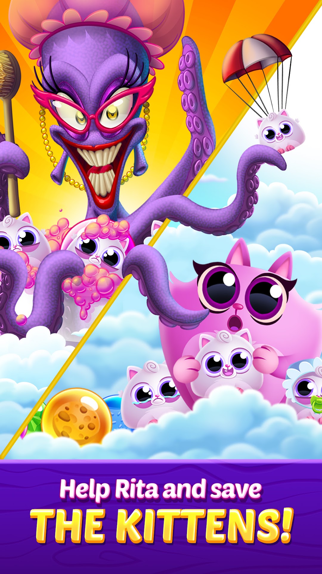 Cookie Cats Pop - Bubble Pop mod apk screenshot 2