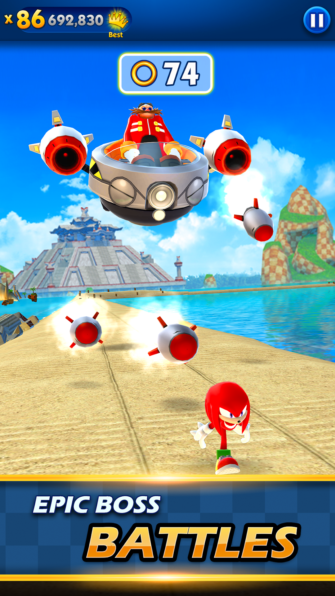 Sonic Dash Run mod apk screenshot 3