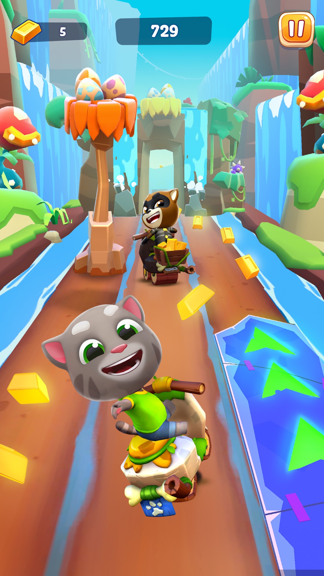 Talking Tom Time Rush mod apk screenshot 1