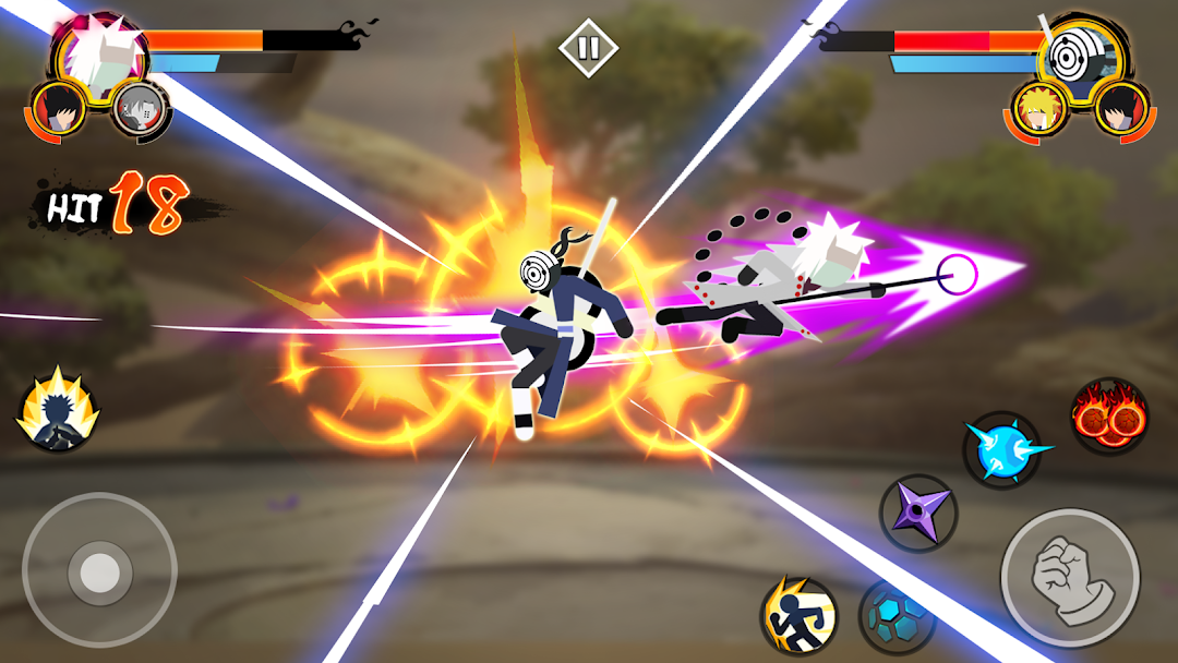 Stickman Ninja 3v3 Battle mod apk screenshot 2