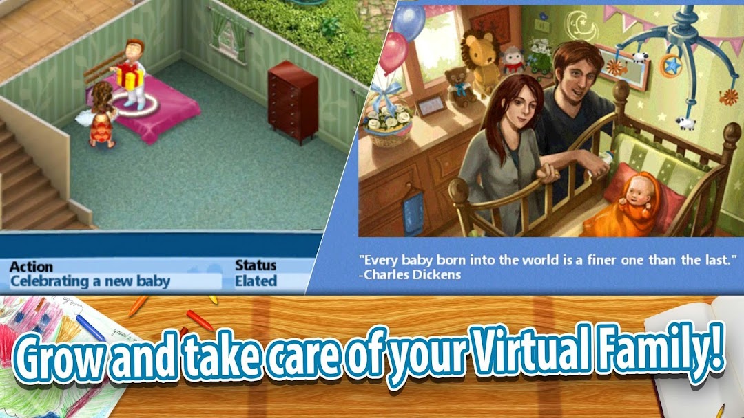 Virtual Families 2 mod apk screenshot 3