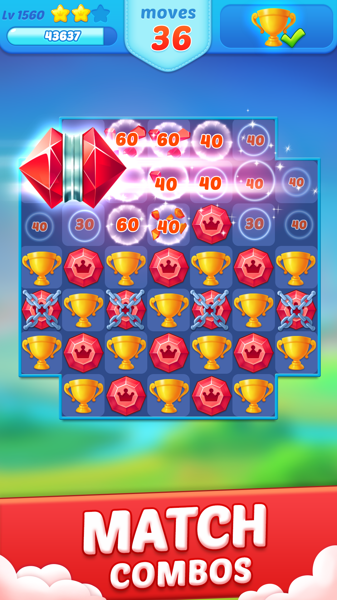 Jewel Crush™ - Match 3 Legend mod apk screenshot 2