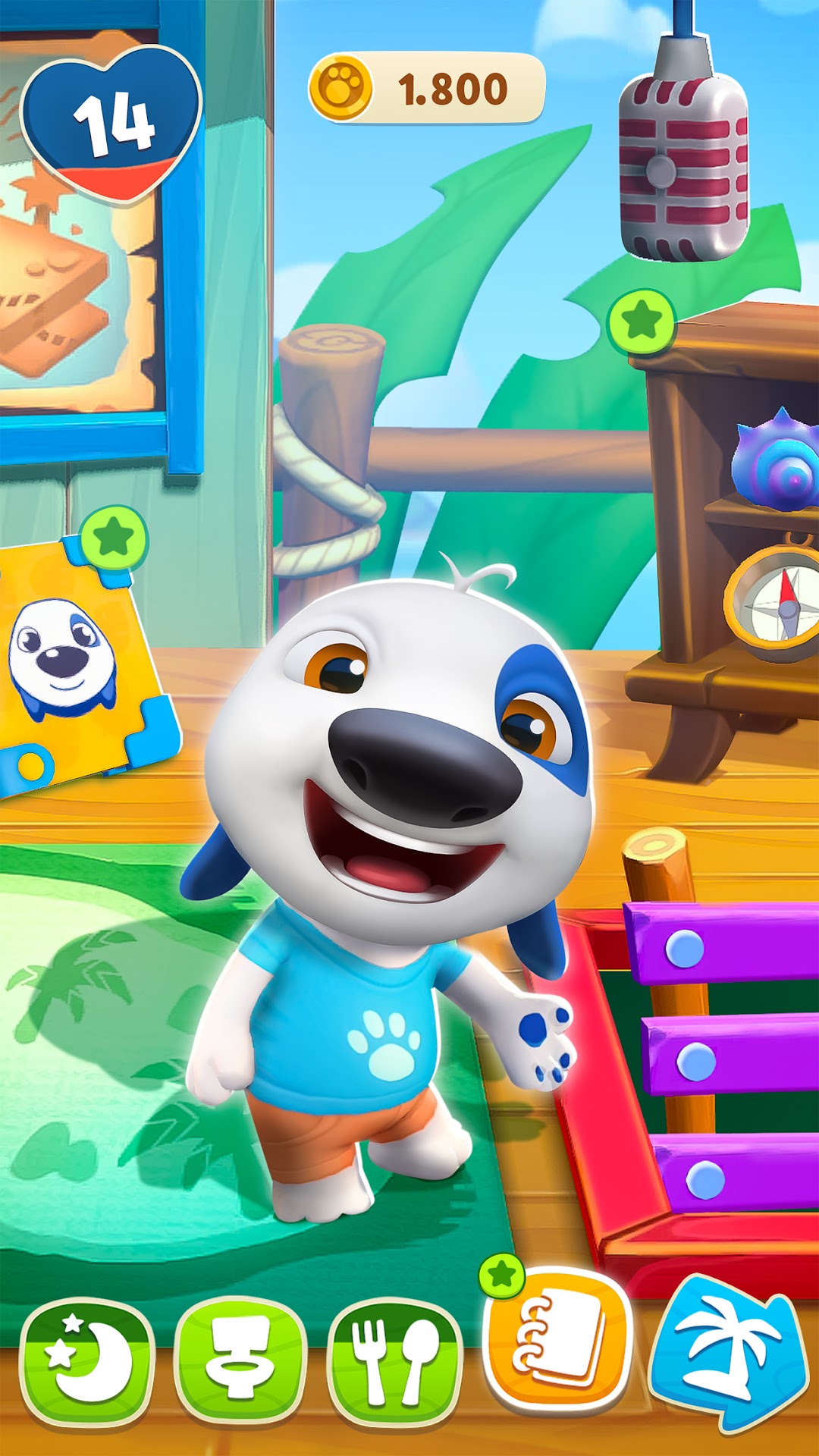 My Talking Hank: Islands mod apk screenshot 1