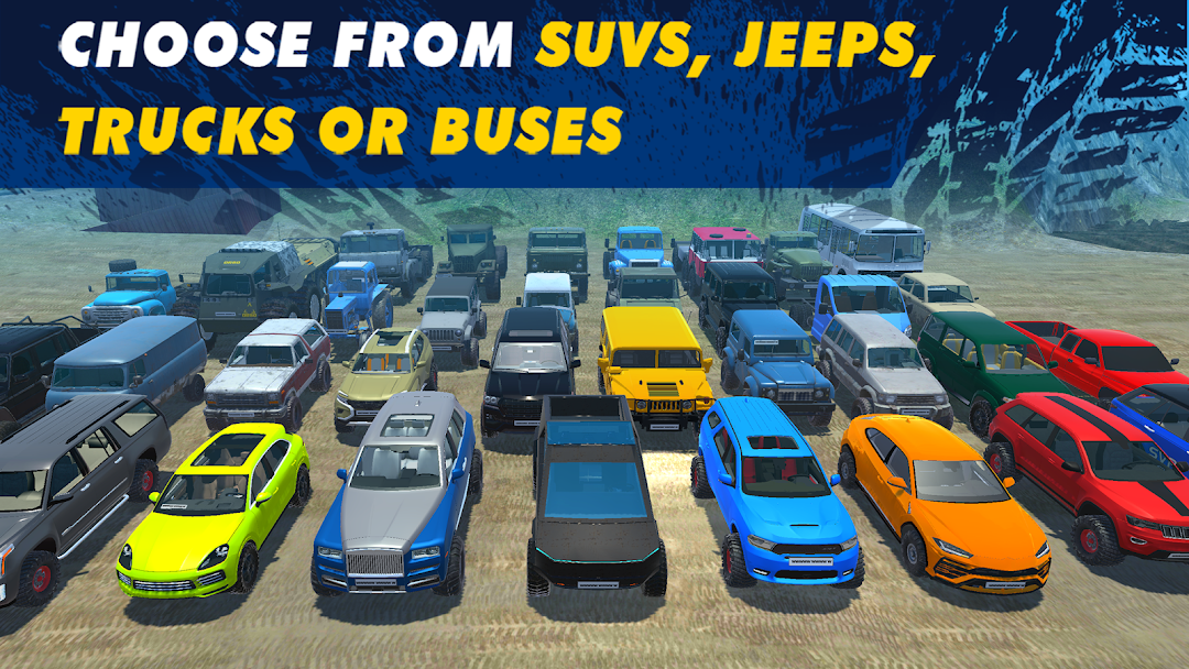 Offroad Simulator Online 4x4 mod apk screenshot 1