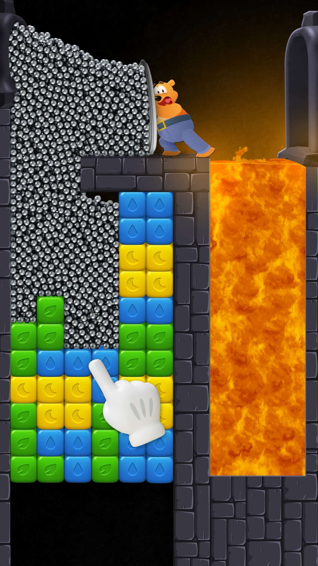 Toon Blast mod apk screenshot 1