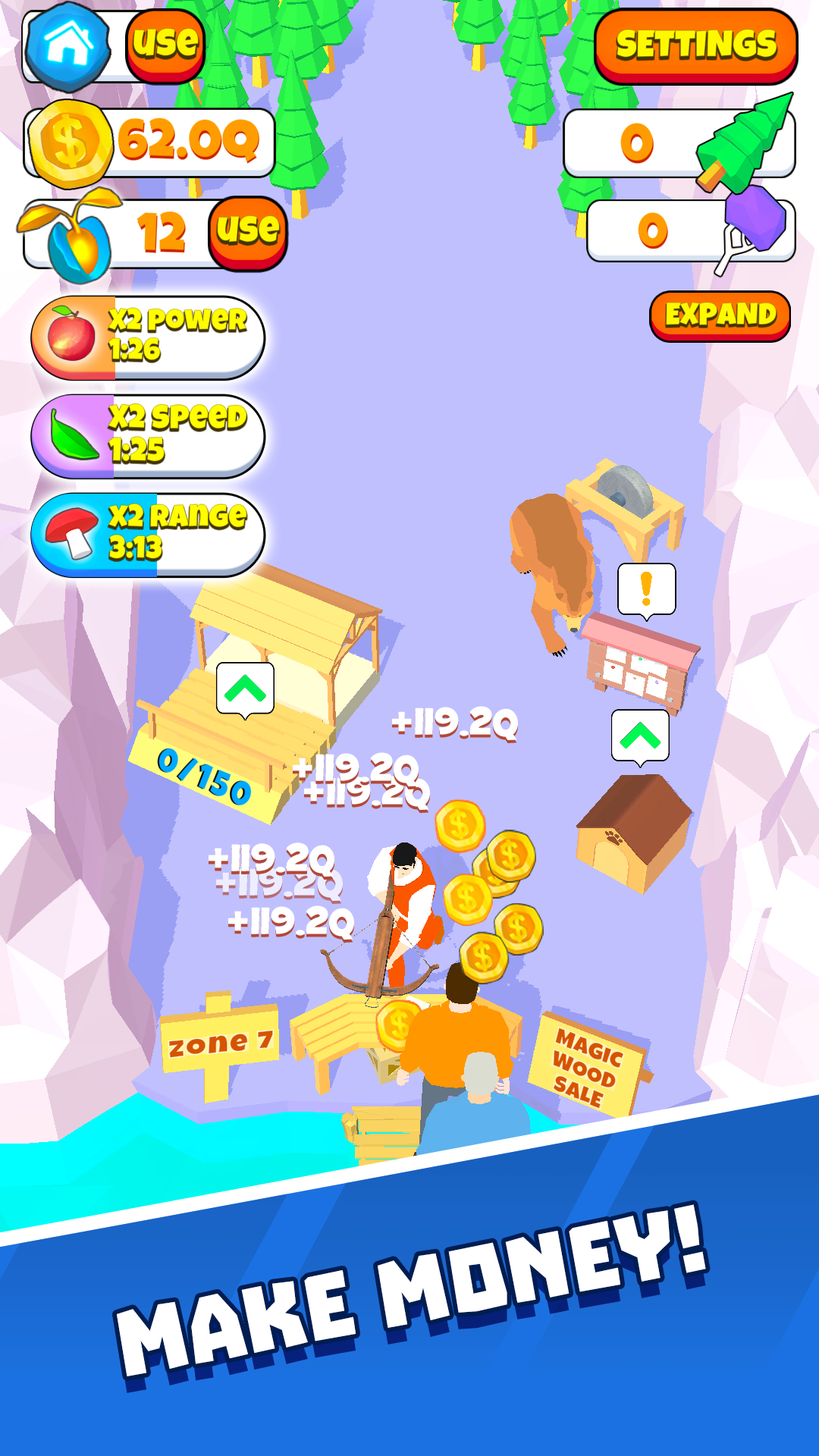 Idle Lumberjack 2 mod apk screenshot 2