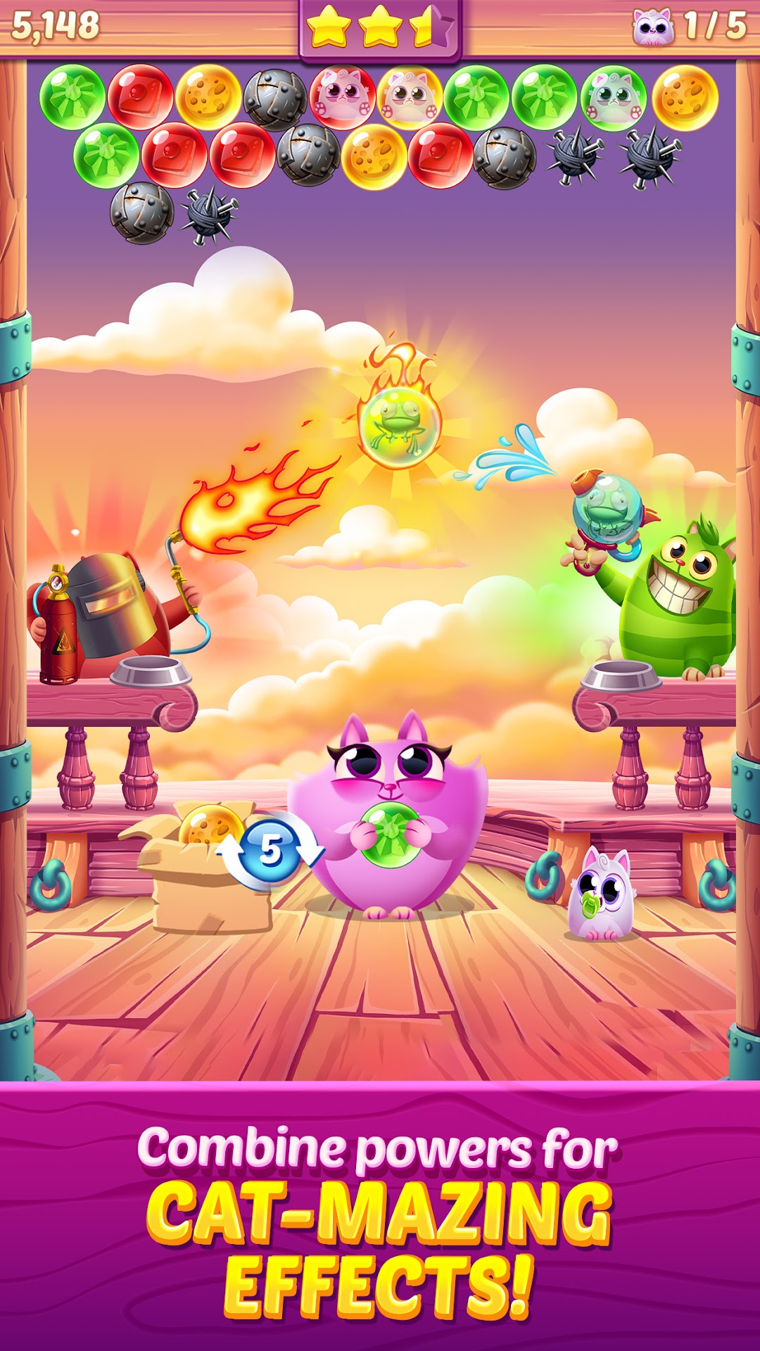 Cookie Cats Pop - Bubble Pop mod apk screenshot 5