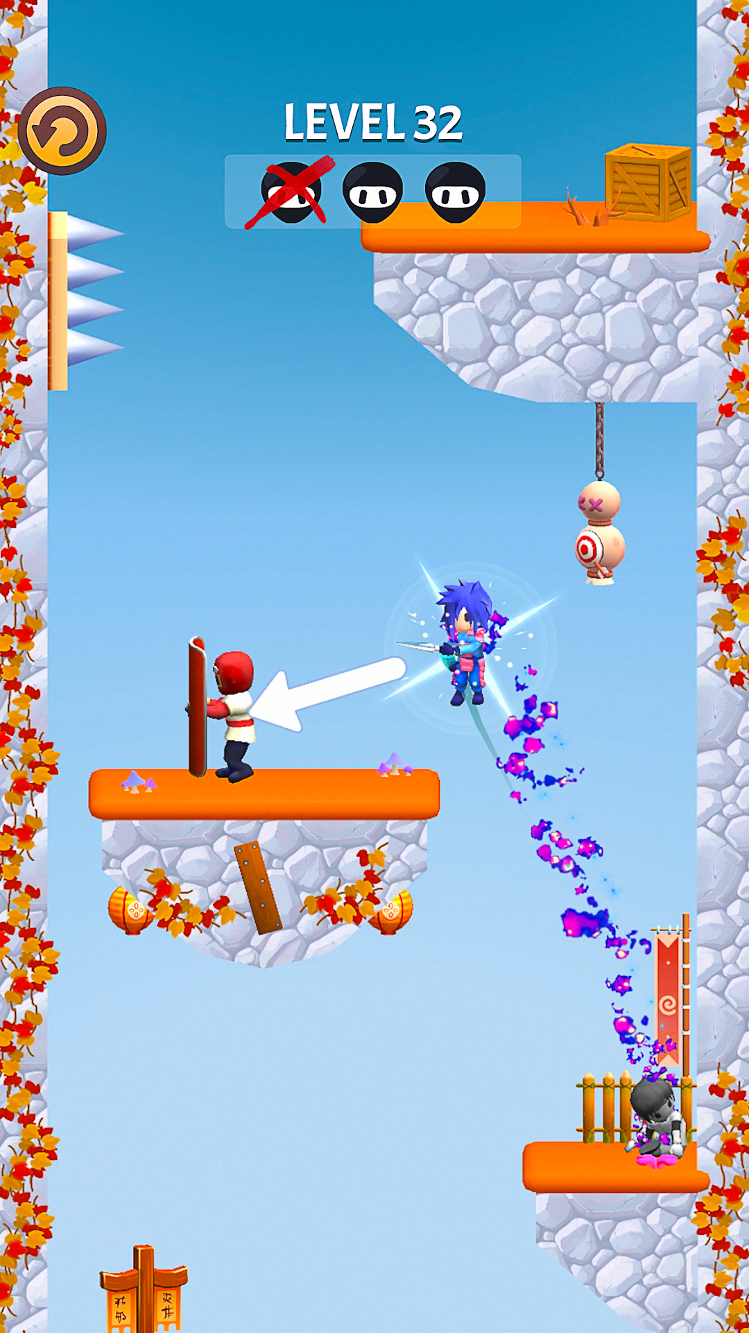 Kunai Master: Ninja Assassin mod apk screenshot 1