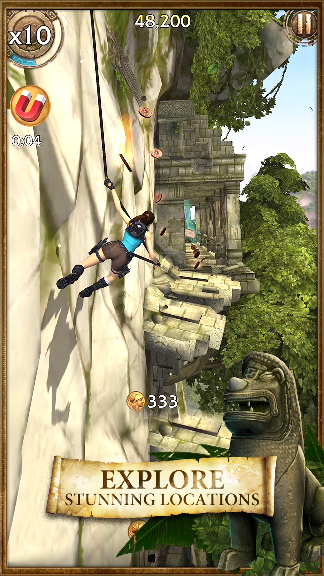 Lara Croft: Relic Run mod apk screenshot 2