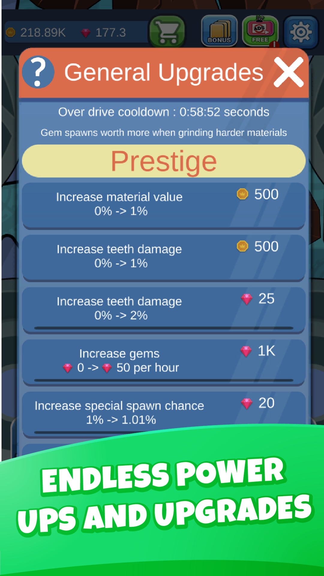 Idle Crusher - Crush & Destroy mod apk screenshot 3