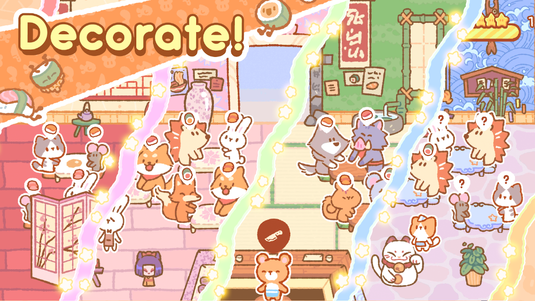 Kuma Sushi Bar mod apk screenshot 3