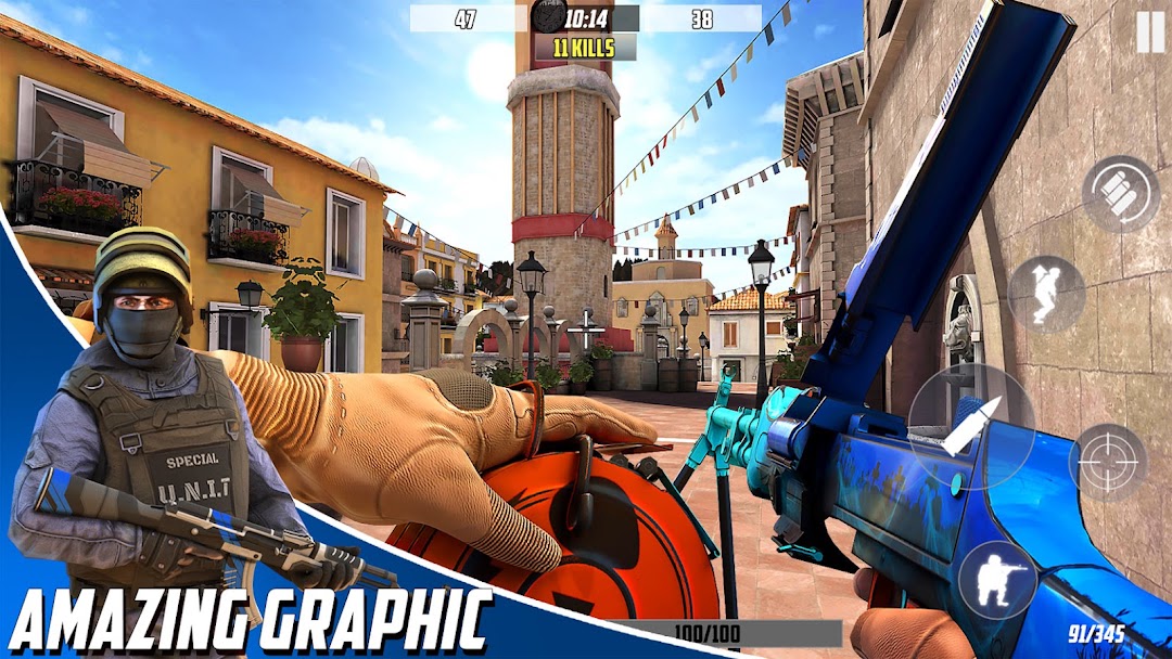 Hazmob: FPS Gun Shooting Games mod apk screenshot 4