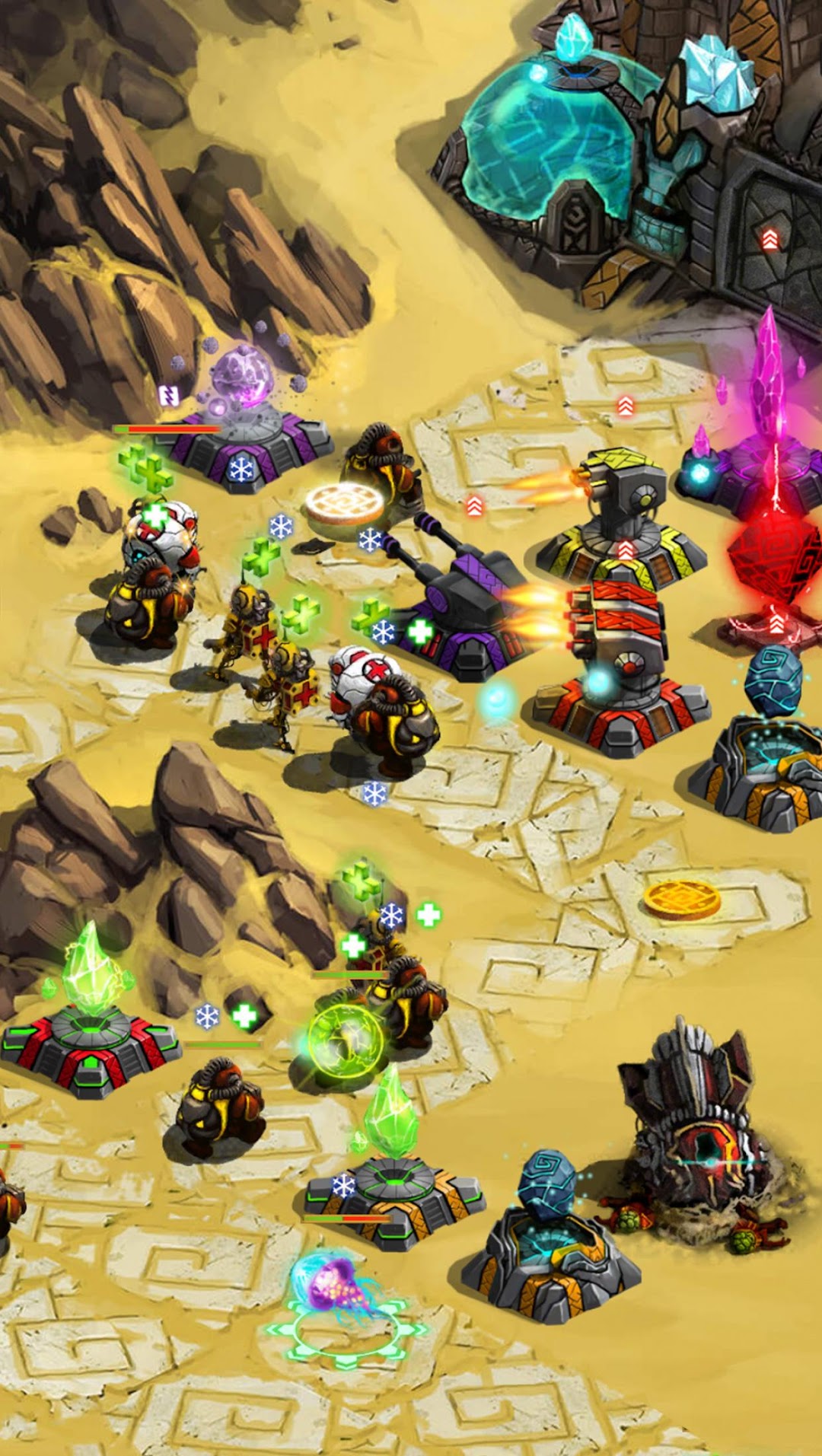 Ancient Planet Tower Defense mod apk screenshot 4