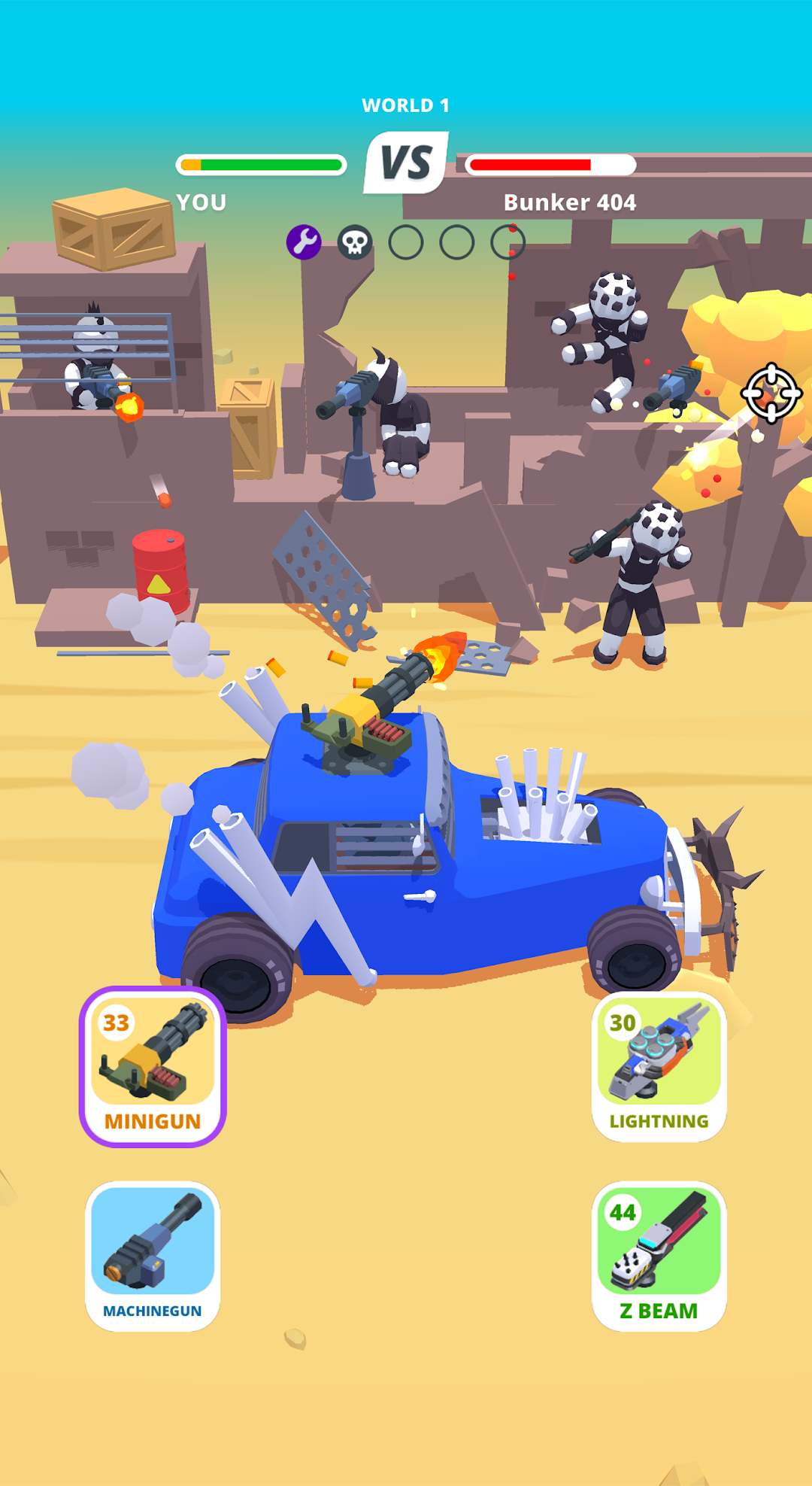 Desert Riders: Car Battle Game mod apk screenshot 4