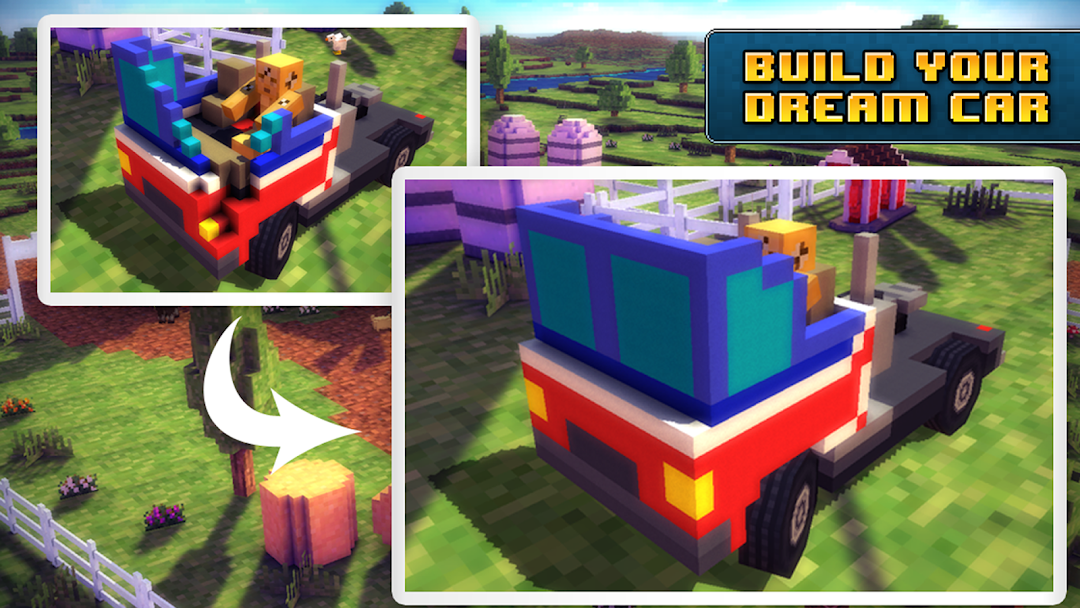 Blocky Roads mod apk screenshot 2