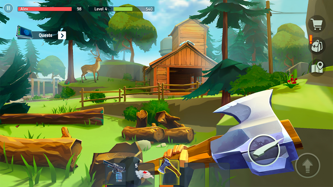 TEGRA: Zombie survival island mod apk screenshot 1