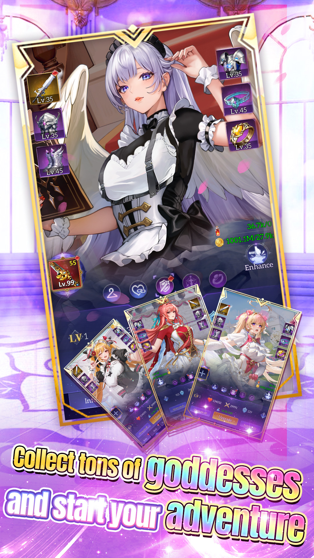 Idle Angels: Sweet Pulls Event mod apk screenshot 2