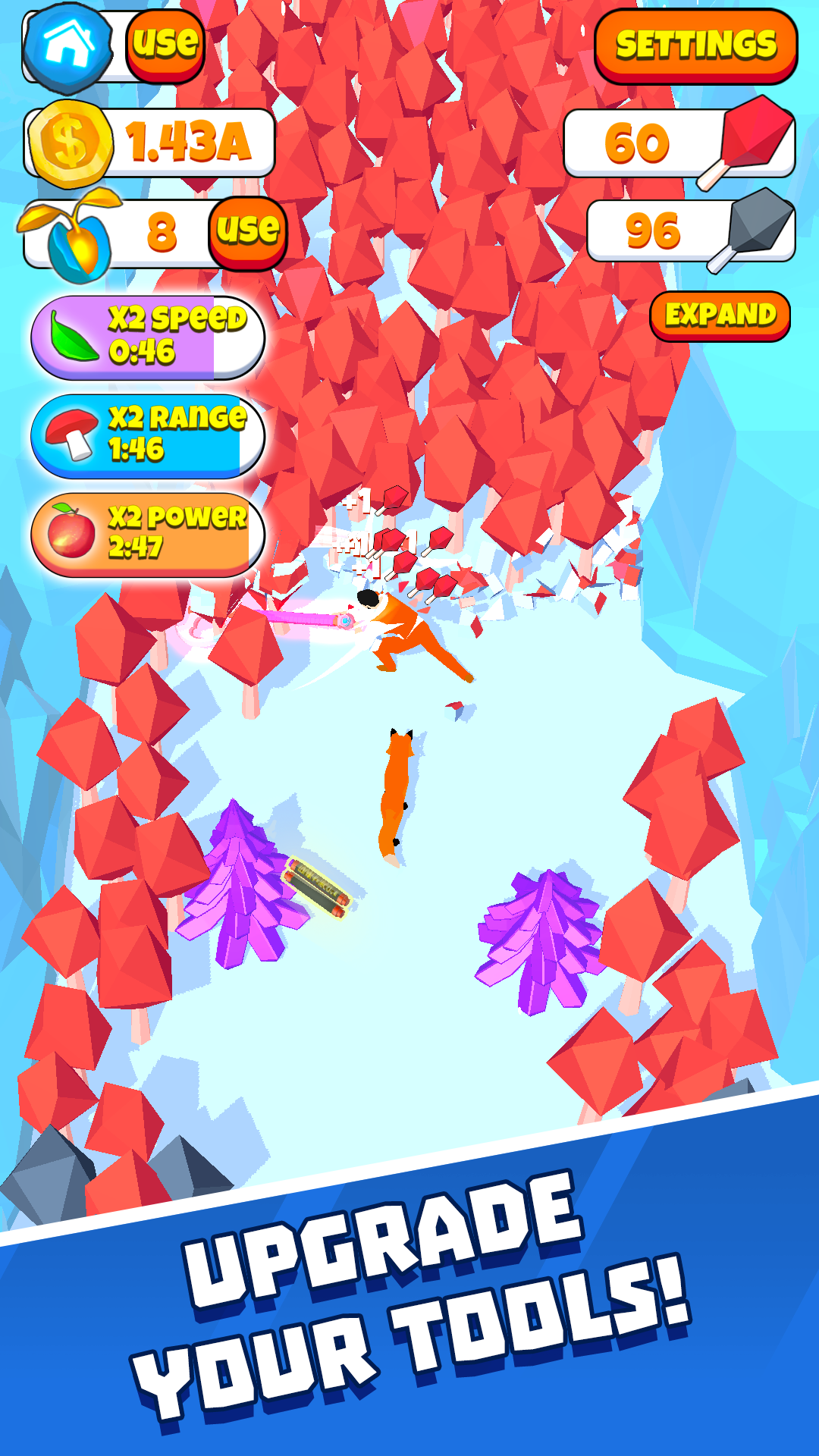 Idle Lumberjack 2 mod apk screenshot 3