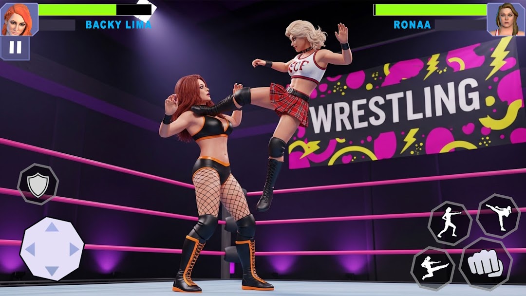 Bad Girls Wrestling Game mod apk screenshot 3