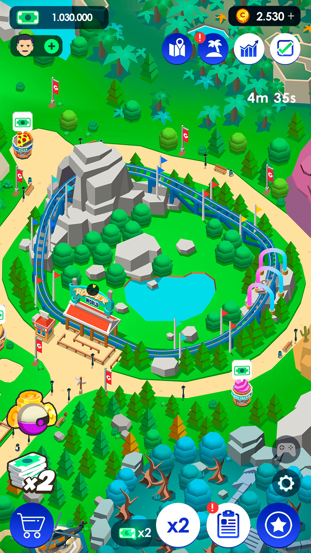 Idle Theme Park Tycoon mod apk screenshot 4