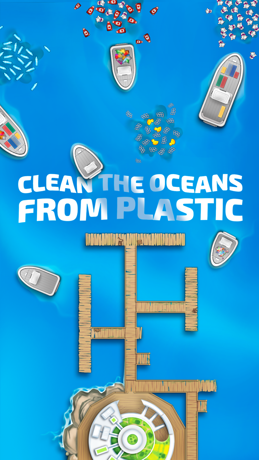 Ocean Cleaner Idle Eco Tycoon mod apk screenshot 2