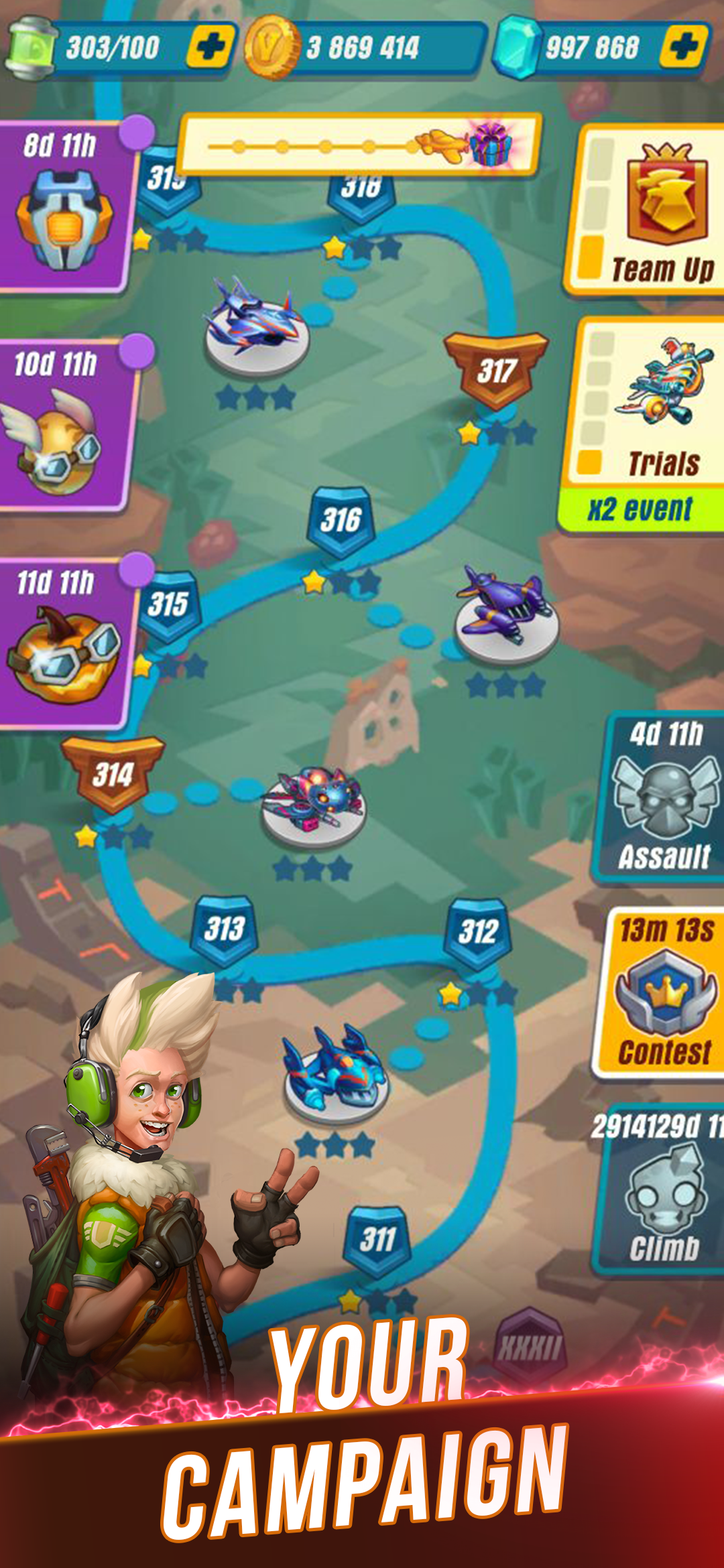 HAWK: Airplane Space games mod apk screenshot 5