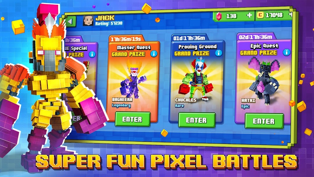 Super Pixel Heroes mod apk screenshot 5