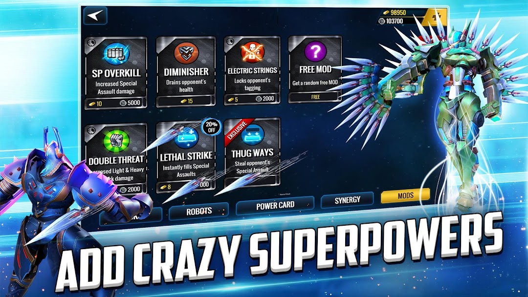 Ultimate Robot Fighting mod apk screenshot 4