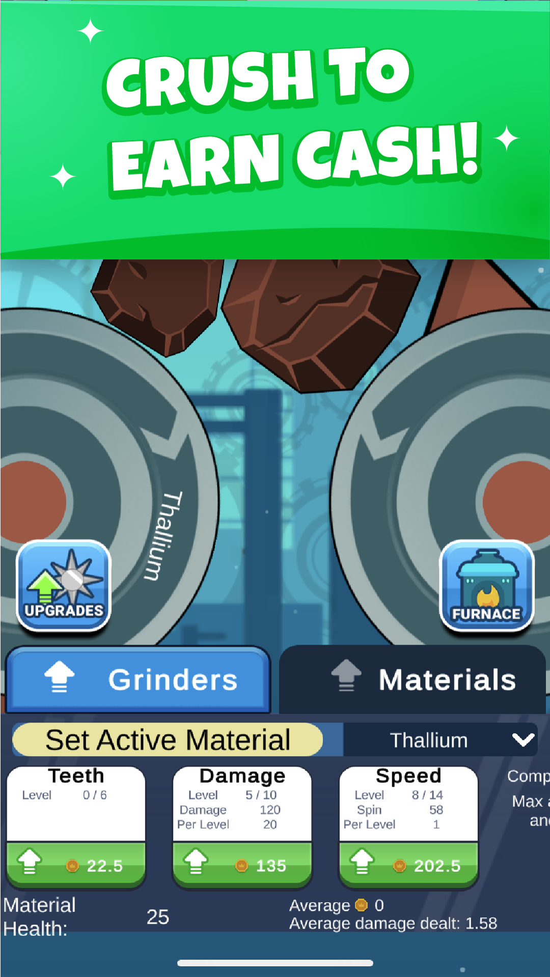 Idle Crusher - Crush & Destroy mod apk screenshot 1